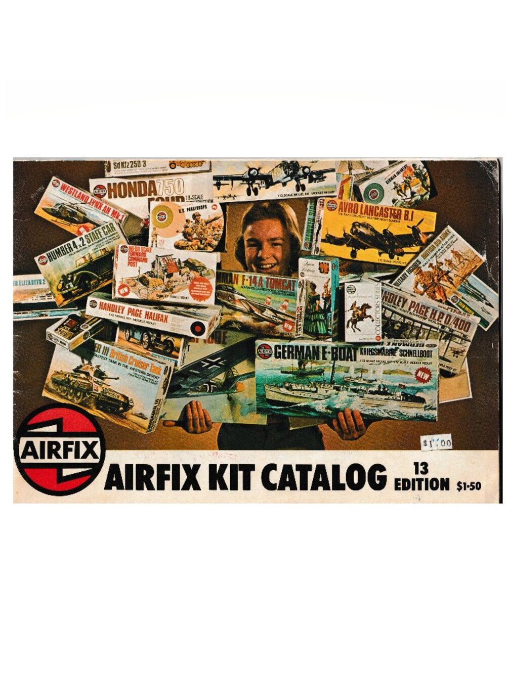 Vintage 1976 Toy Catalog Airfix Kit Catalog Edition 13 Plastic Models Space +